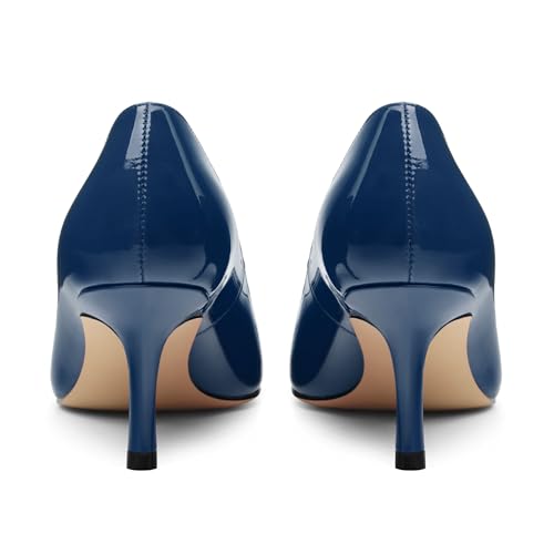 Women's Pumps, with an Elegant Pointed - Closed - Toe, Sparkling Rhinestones, are Highly Versatile for Work, Parties, Weddings and Other Formal Events.2.5 - inch4