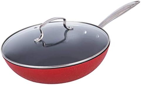 Kitchen Aluminum Frying Pan Cooking Multifunctional Steak Pan Non-Stick Pan with Lid