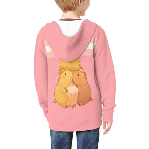 HUIACONG Children Long Sleeve Hoodie for Boys Girls Jackets with Zipper4