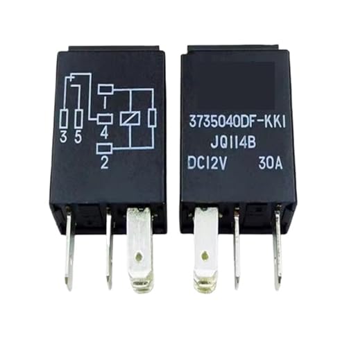 Relais 12V 5PIN haute conductivité 3735040DF-KK1 pour commutation stable