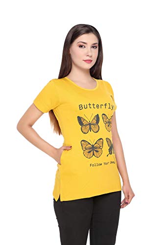 Image of In Love Women's Plus Size Longline T-Shirt with Side Pocket, 3 /4 Sleeve, Crew Neck