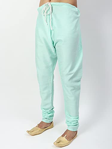 Uri and MacKenzie Men's Silk Blend Regular Kurta Churidar Pyjama with Bundi Nehru Jacket/Waistcoat