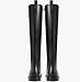 Black Riding Boots Women Knee High Flat Round Toe Low Heel Comfortable Side Zipper Long Tall Fall Fashion Boots for Women, Size 9