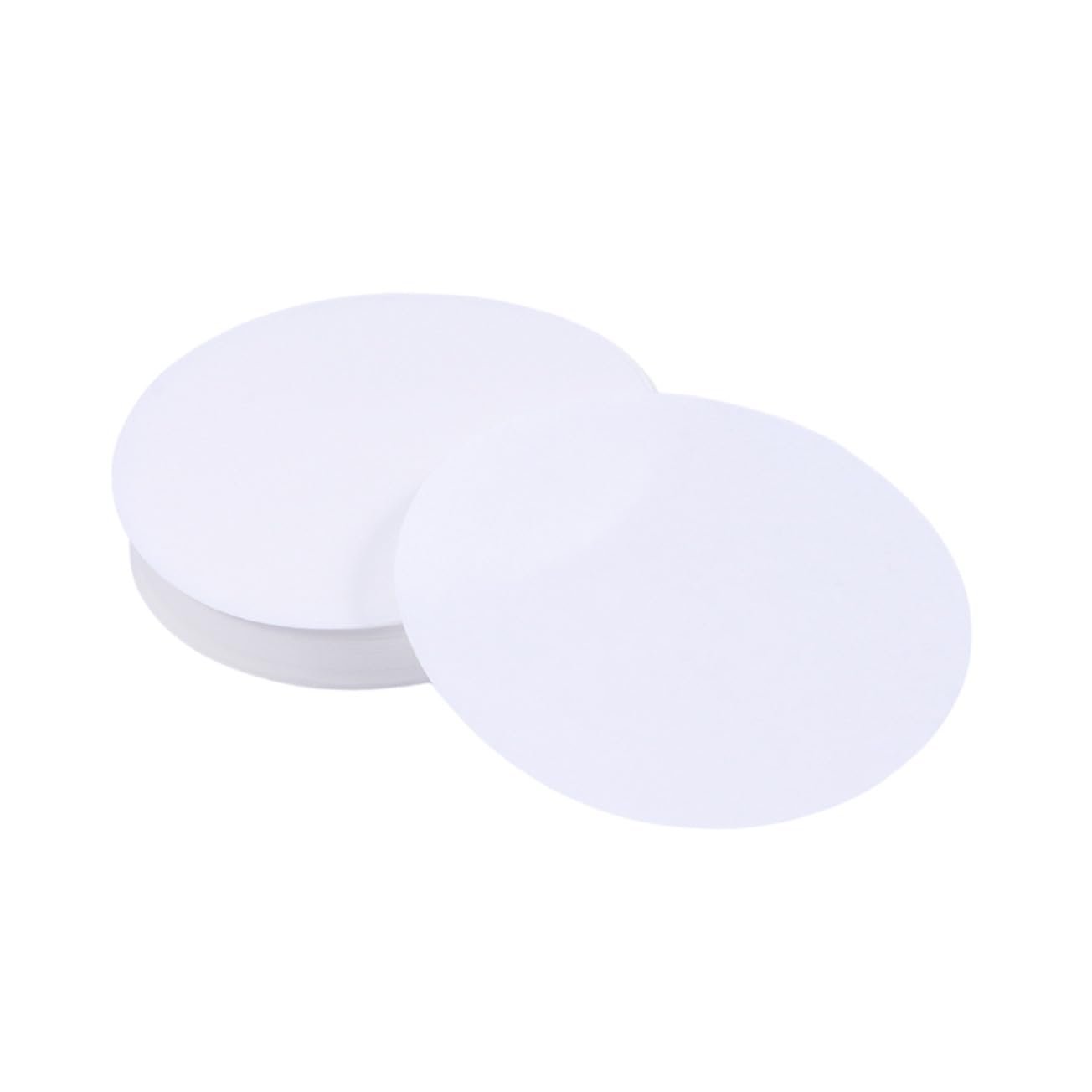 Amosfun 200 Piezas Papel de Filtro Cualitativo Diámetro Unidades Flujo Medio Retención Partículas para Laboratorio Escolar Química