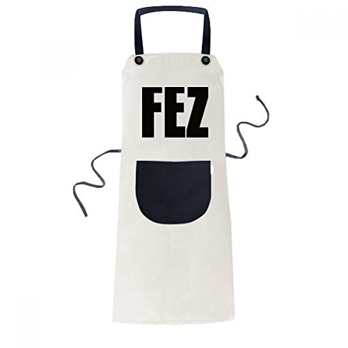 Tablier Fès Maroc idée cadeau chef originale avec sa grande poche noire - 2
