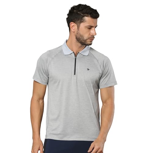 Image of Men's Lightweight Dry Rush Tech Polo | Moisture-Wicking, Breathable, Stretchable, Wrinkle-Resistant, Quick-Dry, Anti-Odor