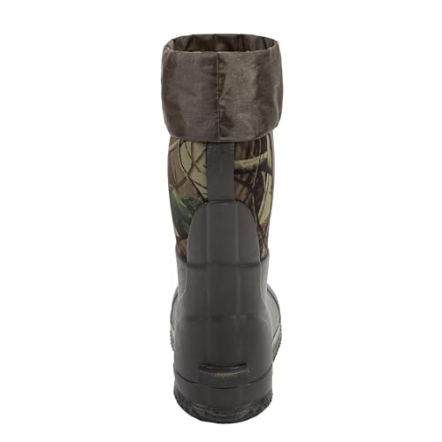 Image of Ubon Men's Medium-High Waterproof Chloroprene Rubber Rain Boots for Farm and Garden Work