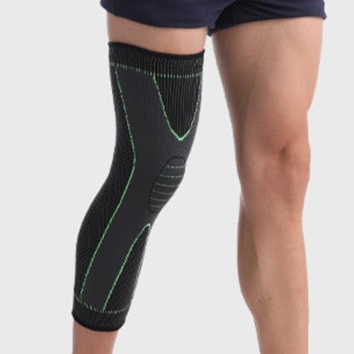 TICKH Joelheira Meia de Compressão Comprida Fortalece Prevenção Joelho Panturrilha Protetor Muscular