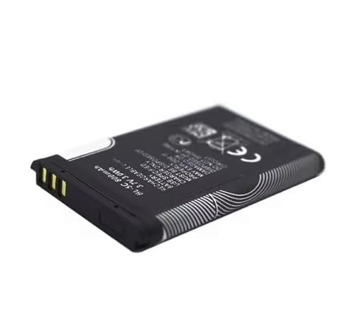 FIALDETEC Akku für Nokia BL-5C 1020mAh Li-Ion Batterie 105 1100 3110 6030 6230 6230i 6680 C1 C2 E50 N70 Wiederaufladbar