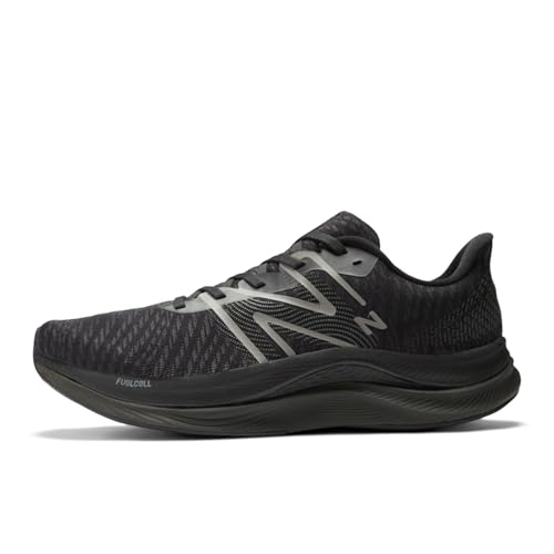 New Balance New Balance Men's FuelCell Propel V4 Running Shoe, Black/Harbor Grey, 7