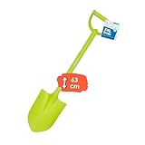 alldoro 60157 XXL Schaufel spitz, Gartengerät für Kinder für Sandkasten, Strand, aus Kunststoff, 63 cm lang