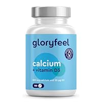 Calcium Tabletten 800 mg + Vitamin D3 1000 I.E. - Kalzium aus Calciumcarbonat Hochdosiert - D3 zur Unterstützung der Calcium-Aufnahme* - 180 Tabletten für 3 Monate - Laborgeprüft, ohne Zusätze