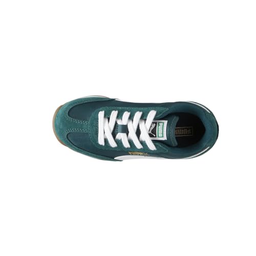 PUMA Kids Boys Suede XL Jr Lace Up Sneakers Shoes Casual - Green - Size 3.5 M4