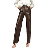 Generic Jeans Bootcut Damen,DamengrößEn Hosen,Jeans Modern Damen,Lederimitat Hose Braun,Skihose Damen High Waist,Moderne Damen Jeans,Latz Jeans,Damenanzug Bunt