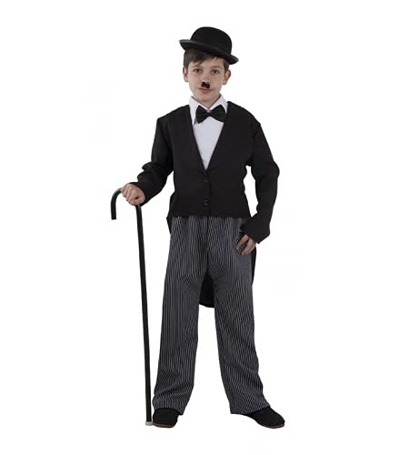 Fiesta y Carnaval, S.L.. Déguisement Charlot pour enfant - Taille 10
