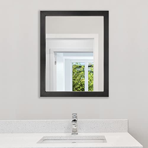 Rectangular Wall Mirror Black Bathroom Mirror 16" X 20" Wall Mirror For Entryway, Bedroom, Living Room #TOP1