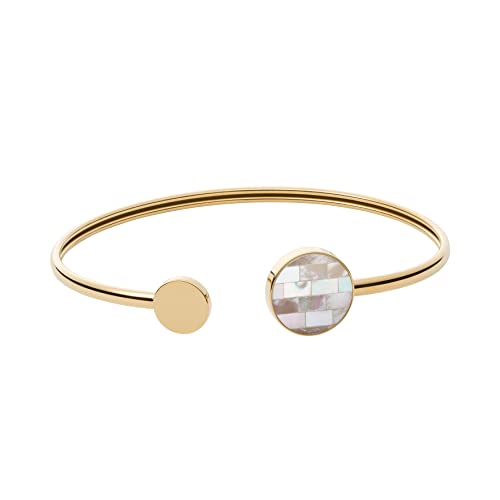 Skagen Women's Sea Glass Gold Tone Bracelet, Gold Mother Of Pearl #TOP8