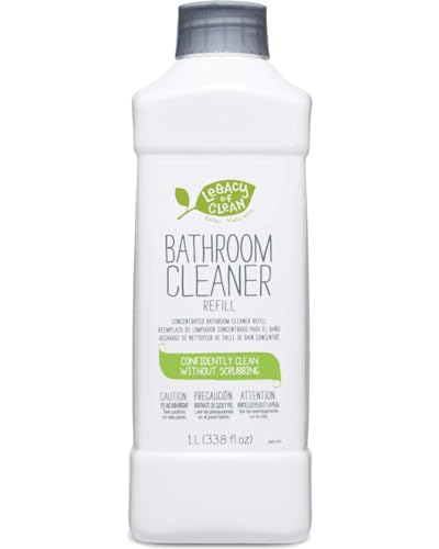 Image of Concentrated Bathroom Cleaner 33.8 fl. oz,Pack of 1,Dissolve Soap Scum & Remove Hard-water Spots /Film w /o Scrubbing,Refill 16.9 Oz Spray Bottle Up to 8 Times
