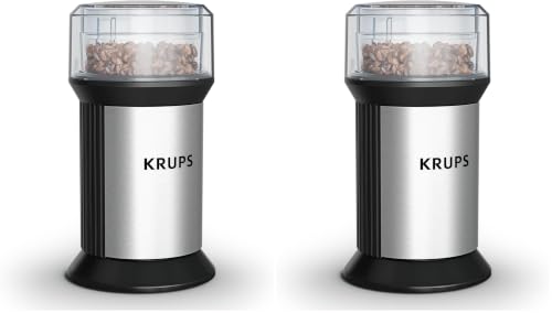 Image of KRUPS Blade Coffee Grinder Stainless Steel for Beans Spices Herbs, 4.06x4.06x7.4 (Pack of 2)
