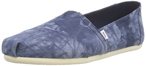 TOMS Womens Alpargata Slip On Flats Casual - Blue