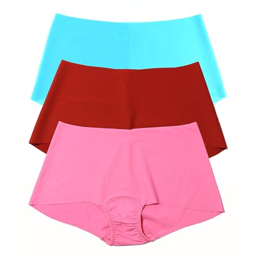 Image of hanky panky - BreatheSoft Boyshorts Panties | Comfortable Womens Underwear, Sleek Full Back Coverage | Sizes (XS-XL) | 3 pack
