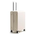 Vera Bradley Women's 26" Adair Spinner, Hardside Luggage, Cottage Cream, One Size
