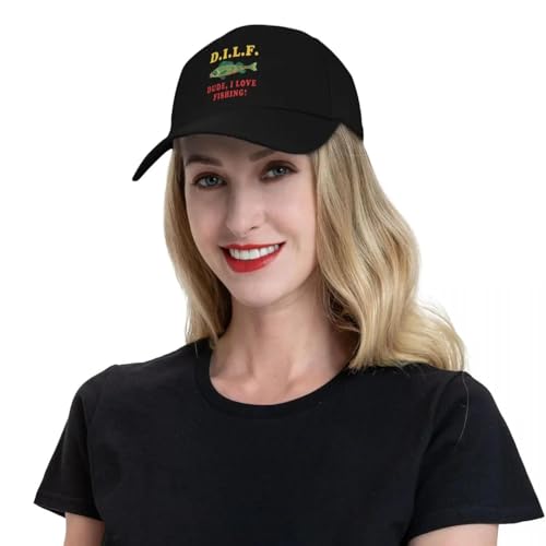 Casquette de baseball j'adore pêcher ajustable contre les coups de soleil - 6