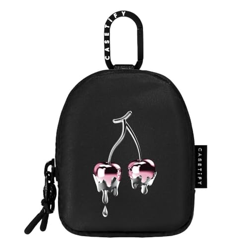 CASETiFY ���C�����X�C���z���|�[�` - Colored Melting Cherry - �u���b�N