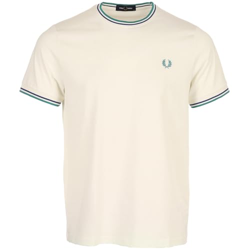 T-Shirt Fred Perry Twin Tipped Homme en coton à col rond regular