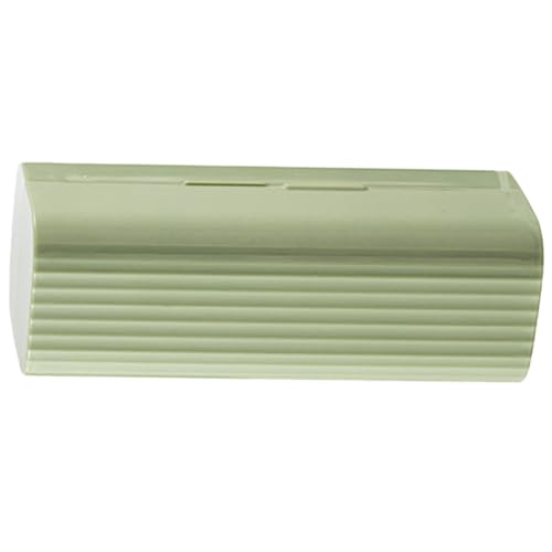 MERRYHAPY 取り外し可能なヘアグルーラー ペットリントローラー 再利用可能な糸くずローラー 糸くずシェーバー 石鹸ケース リントリムーバー 旅行用糸くずローラー Abs Light Green