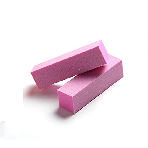 Digital Shoppy Pink Nail Buffer Pedicure Manicure Care Sanding Block Tools, 2 Pcs