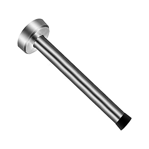 Door Stopper,Long Door Stops,5 Inch Stainless Steel Modern Door Stop with Sound Dampening Rubber Tip Protector, Wall-Mount Doorstop Door Holder for Home and Office Cover