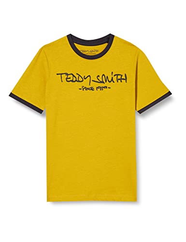 Teddy Smith Garçon Ticlass 3 Jr Mc T Shirt, Golden, 14 ans EU
