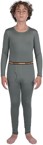 INNERSY Boys Lightweight Thermal Underwear Set Kids Base Layer Long Johns