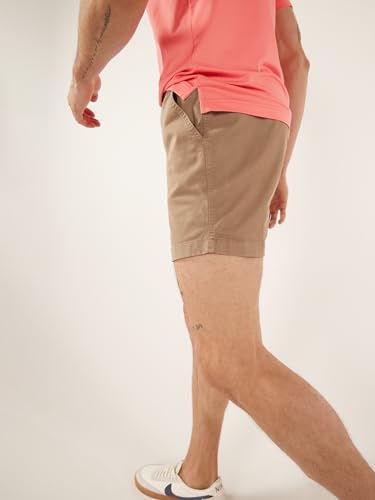 Image of Chubbies Chino Shorts Men 5.5 Inch - Mens Shorts Casual with Elastic Waistband, Side and Back Pockets, Stretch Cotton Blend