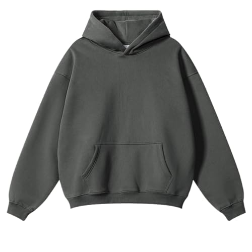 Mens Womens Hoodies Oversized Pullover Heavyweight Cotton Athletrc Hoodie Sweatshirt Streetwear Y2K