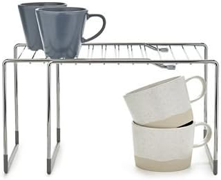 Lakeland Adapt A Shelf Extendable Storage Shelf - Easily Organise Cupboards