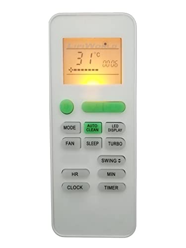 Image of LipiWorld 175 AC Remote Control with Display Light (Old Exactly Same Will Only Work) Compatible for VIDEOCON AC Remote with Backlight