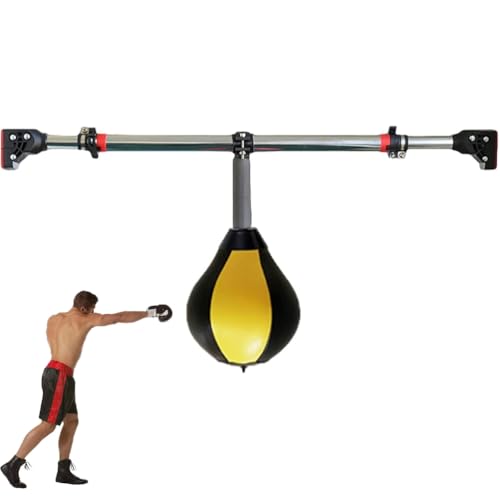 Support mural pour boxe avec sac de frappe suspendu et pivotant
