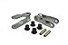 Daystar, Jeep Cherokee XJ 1" Rear Lift NonGreasable Shackle, fits 1984 to 2001 2/4WD, KJ60014, Made in America