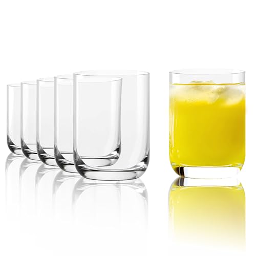Stölzle Lausitz Verres à Jus Petits Classic Lot de 6, 180ml – Verres Élégants en Cristal pour Jus et Eau – Résistants au Lave-vaisselle et aux Chocs,...