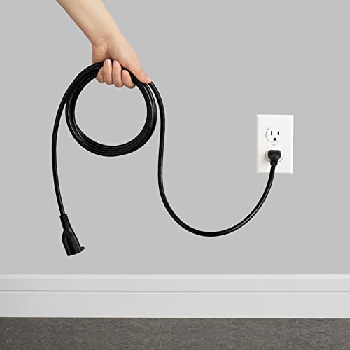 Image of Amazon Basics 10 ft Extension Cord - 13 Amps, 125V, Black (28 Count Total)
