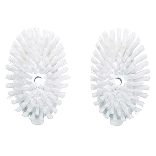 OXO Good Grips Soap Dispensing Dish Brush Refills, 2 Pack, White, Nylon Bristles