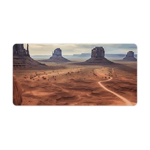 Tapis de souris grand format Monument Valley aux finitions soignées