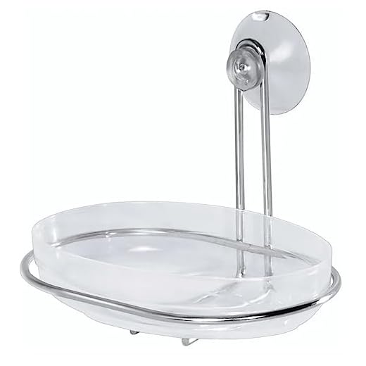 Saboneteira com Ventosa Porta Sabonete Banheiro Suporte de Parede Box Cromado Sem Furo