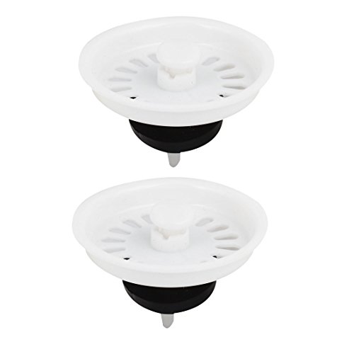 uxcell 2 Pcs Tapones Colador para Fregadero 8 cm