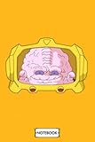  Cute Krang Mask G74786 Notebook: Planner, 6x9 120 Pages, Diary, Journal, Lined College Ruled Paper, Matte Finish Cover