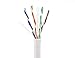 Sewell Direct SW-29899-250 SolidRun Cat6 Bulk Cable, UTP, CM, 23 AWG, High Copper Content CCA, White PVC Jacket, 250 ft.