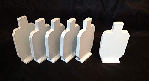 Magnum Target 5in. IDPA Knockover Pistol ONLY Targets - 3/8in. Thk. Mild Steel Plates 6pc Set