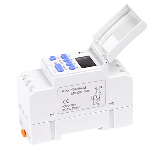 Temporizador programable de 7 días ideal para gestionar el encendido automático de luces 7